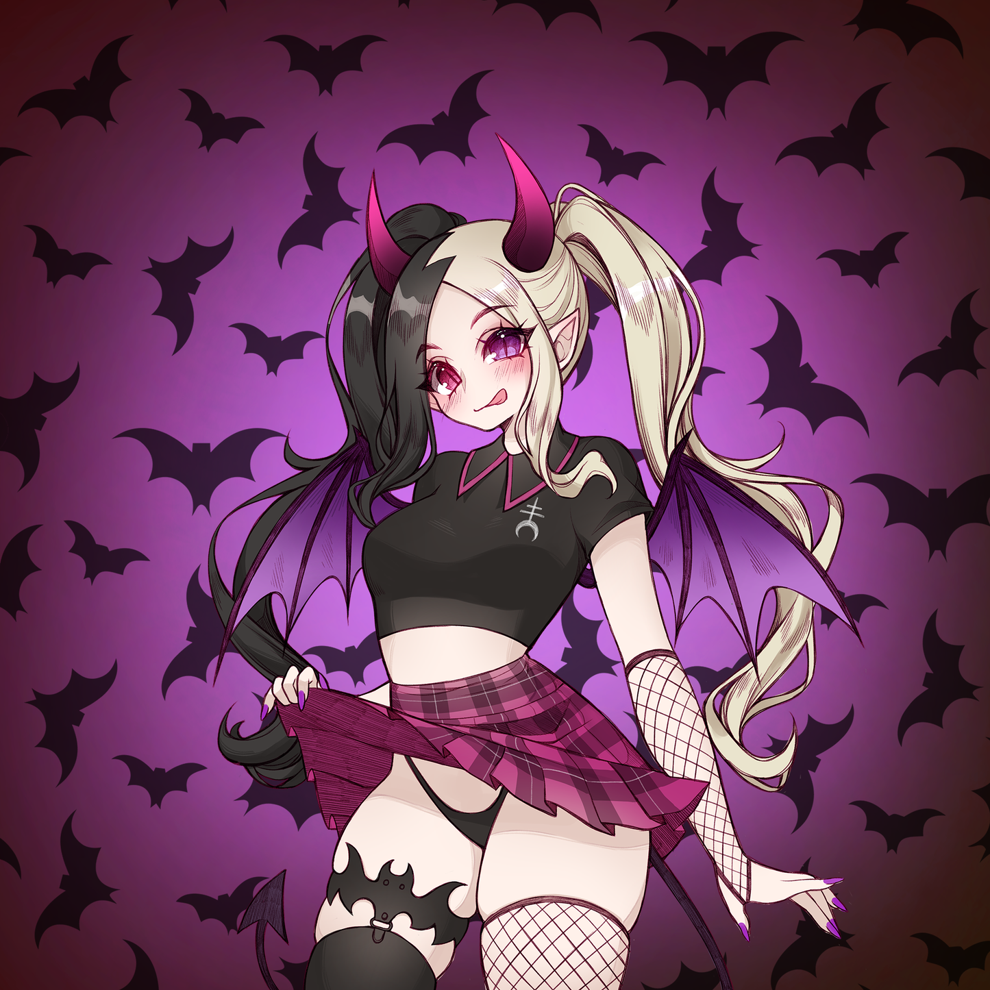 Devilish Hiku Sticker