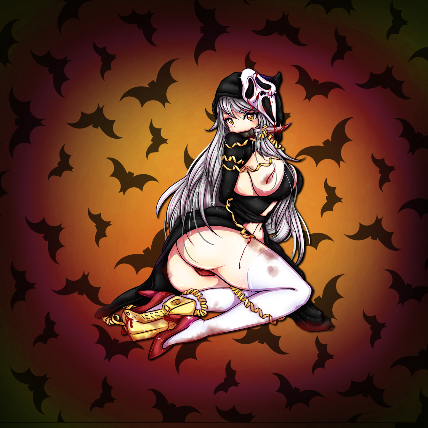 Screaming Killer Sticker