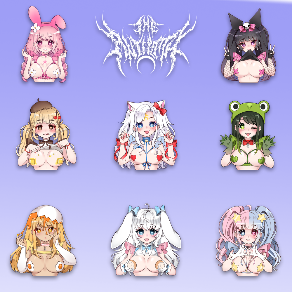 Hello Flashers Sticker Set