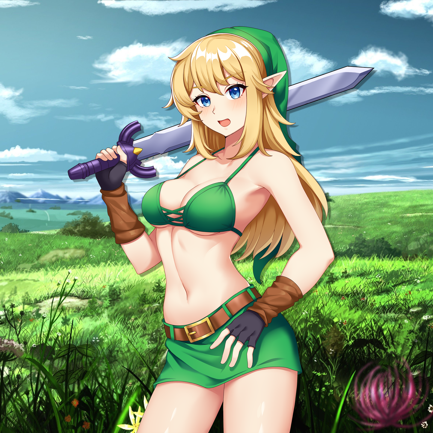 Elf Hero Sticker