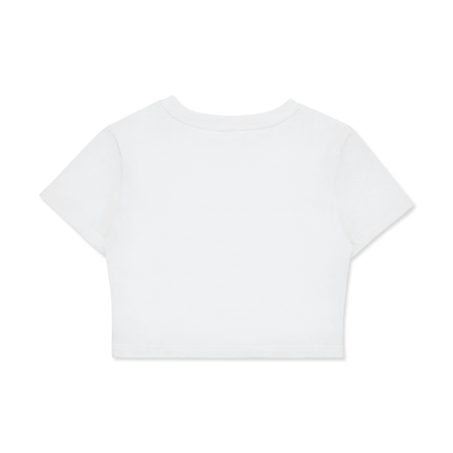 Women's Fitted Crop Tee | Bodycon T-Shirt