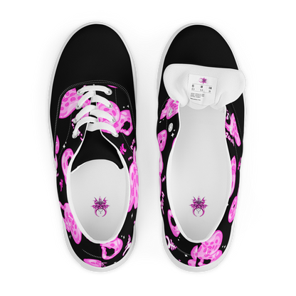 Women’s lace-up canvas shoes