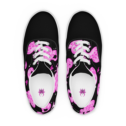 Women’s lace-up canvas shoes